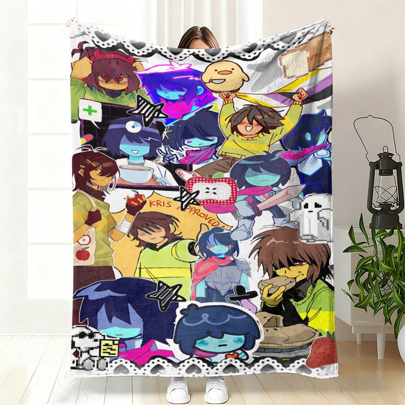 Video Games - Hot Deltarune Blanket Fleece Summer Air