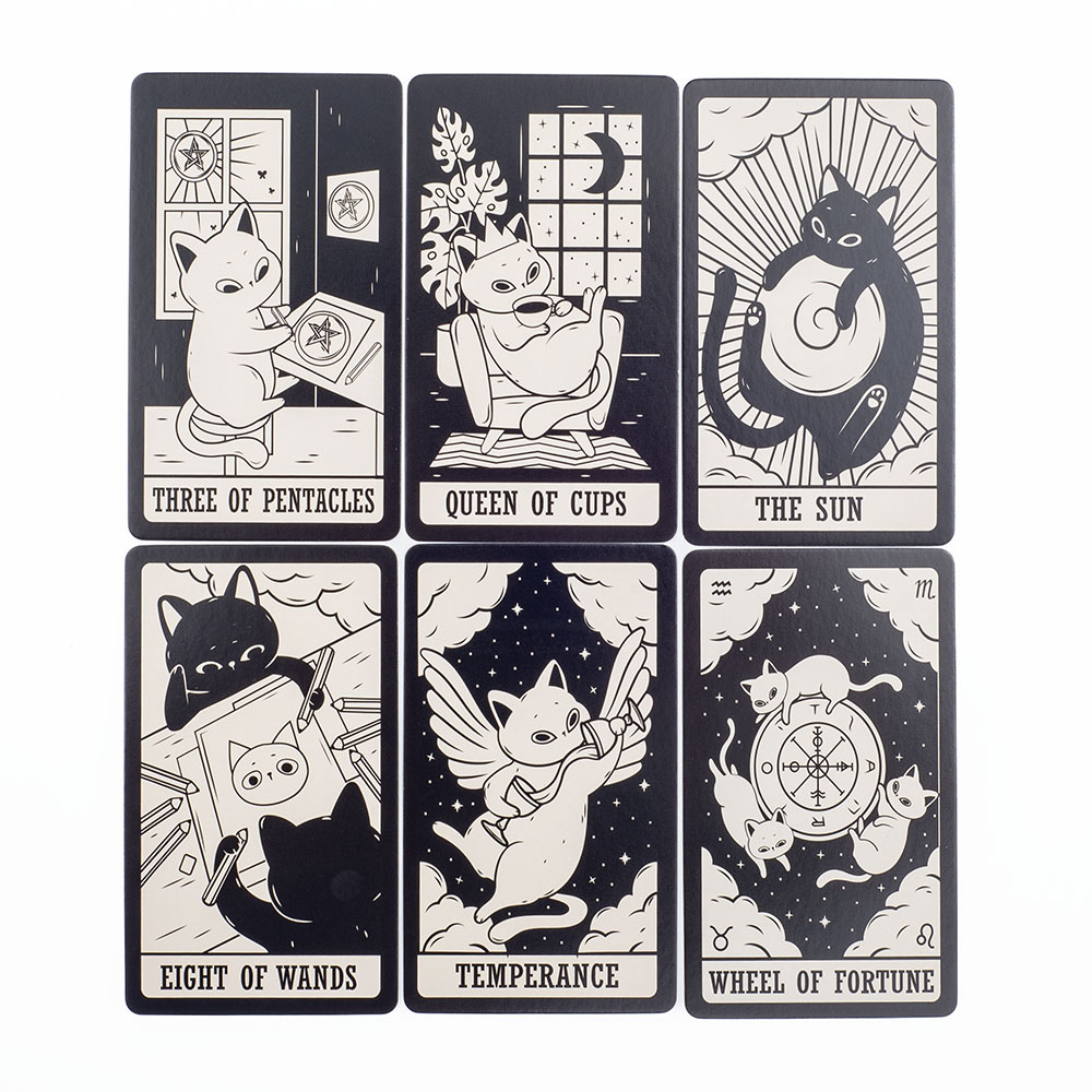 Kitten Tarot Deck 78Pcs Cute B - đánh giá và giá Tarot Cards Deck With Guidebook