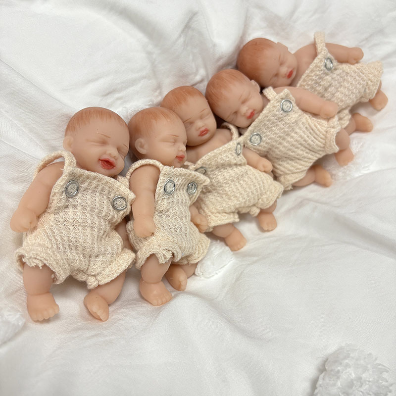 5pcs/set 4inches Handmade High - đánh giá và giá Reborn Baby Doll Silicone Realistic