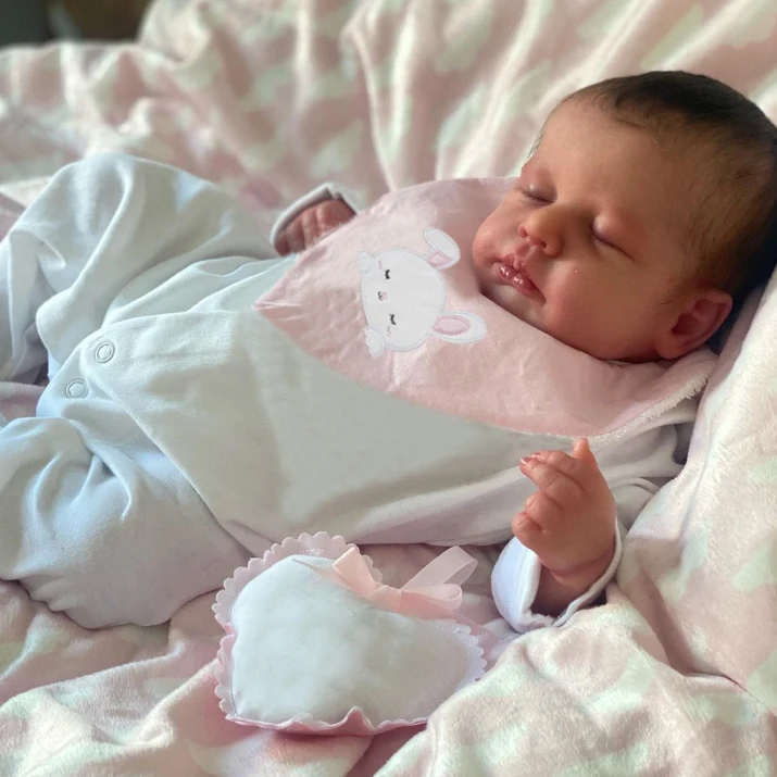 49CM Cuddly Full Body Silicone - đánh giá và giá Reborn Baby Doll Silicone Realistic