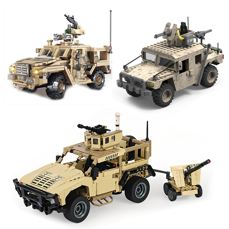 MOC Military Hummer Building B - đánh giá và giá Lego Compatible Military Tank