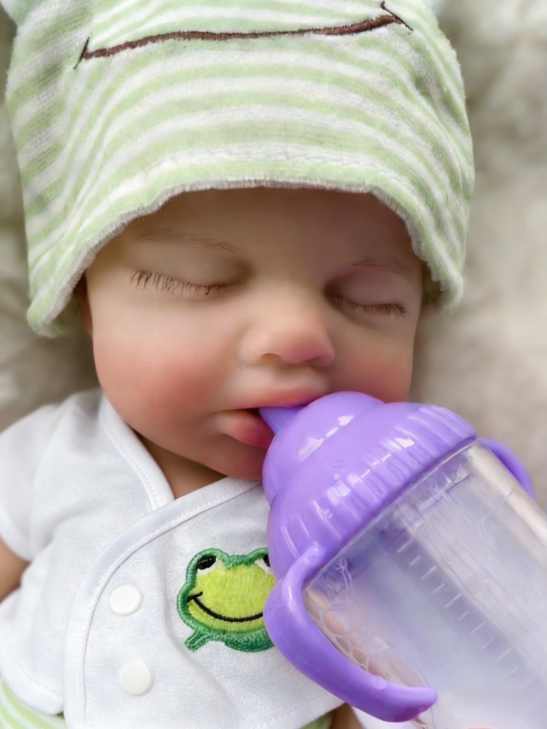 OtardDolls Loulou Can Open mou - đánh giá và giá Reborn Baby Doll Silicone Realistic