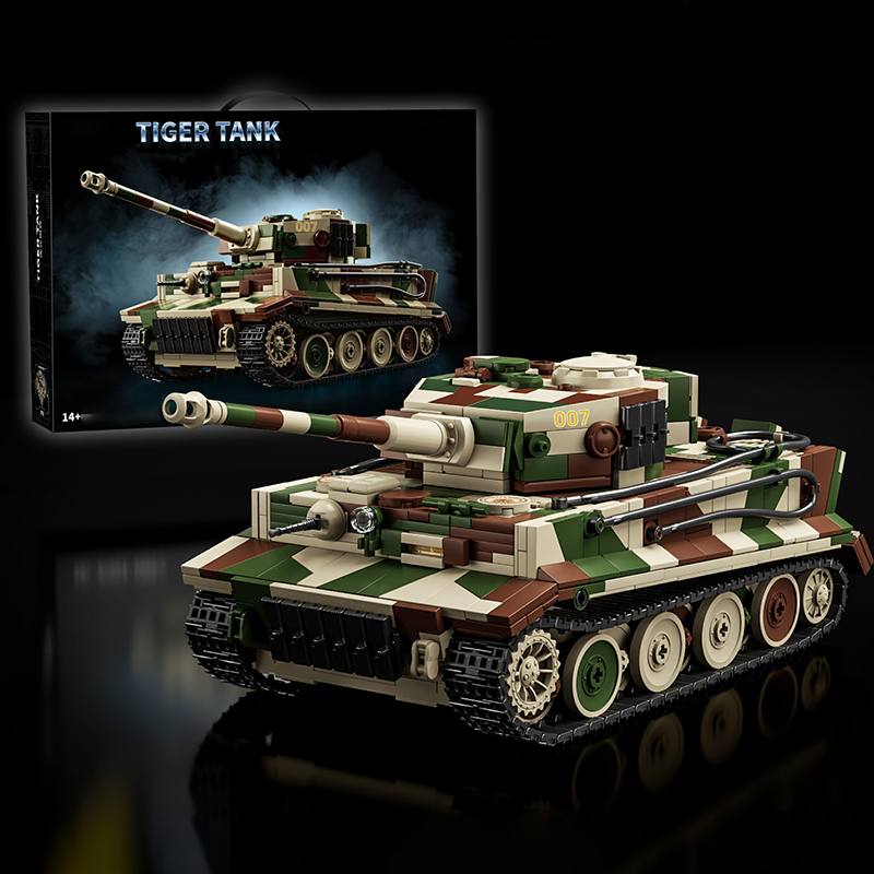 1:28 German Tiger Tank Buildin - đánh giá và giá Lego Compatible Military Tank