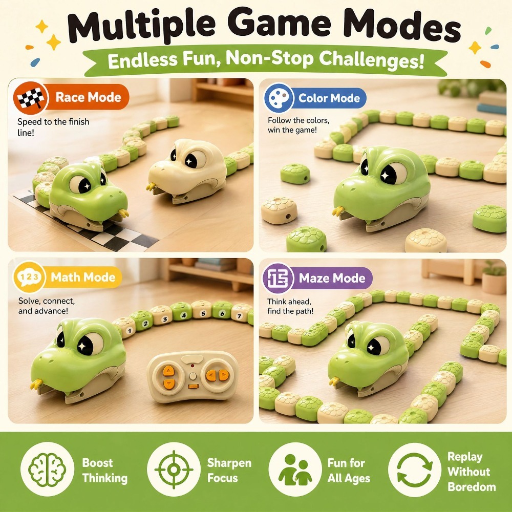 Remote Controlled Greedy Snake - đánh giá và giá Educational Toys