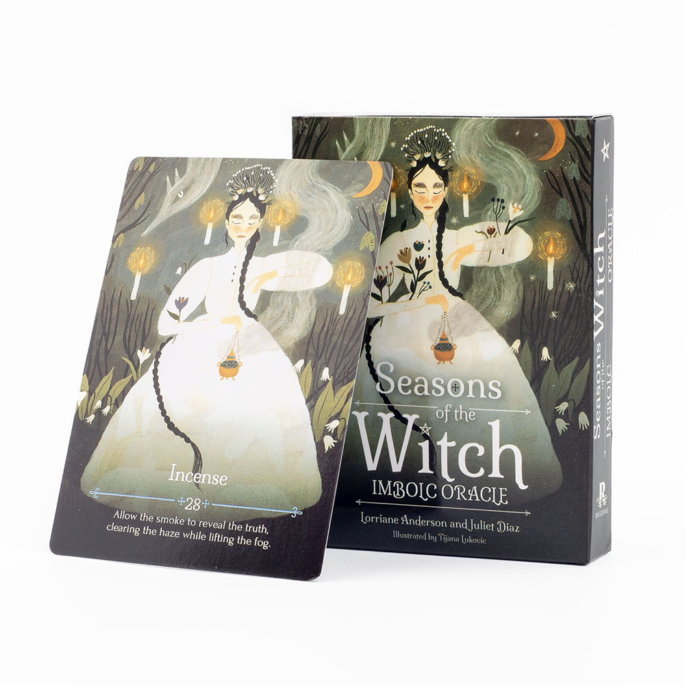 Seasons of The Witch Imbolc Or - đánh giá và giá Tarot Cards Deck With Guidebook