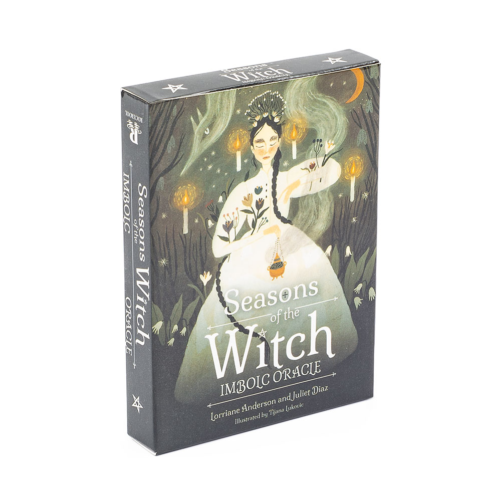 Seasons of The Witch Imbolc Or - đánh giá và giá Tarot Cards Deck With Guidebook