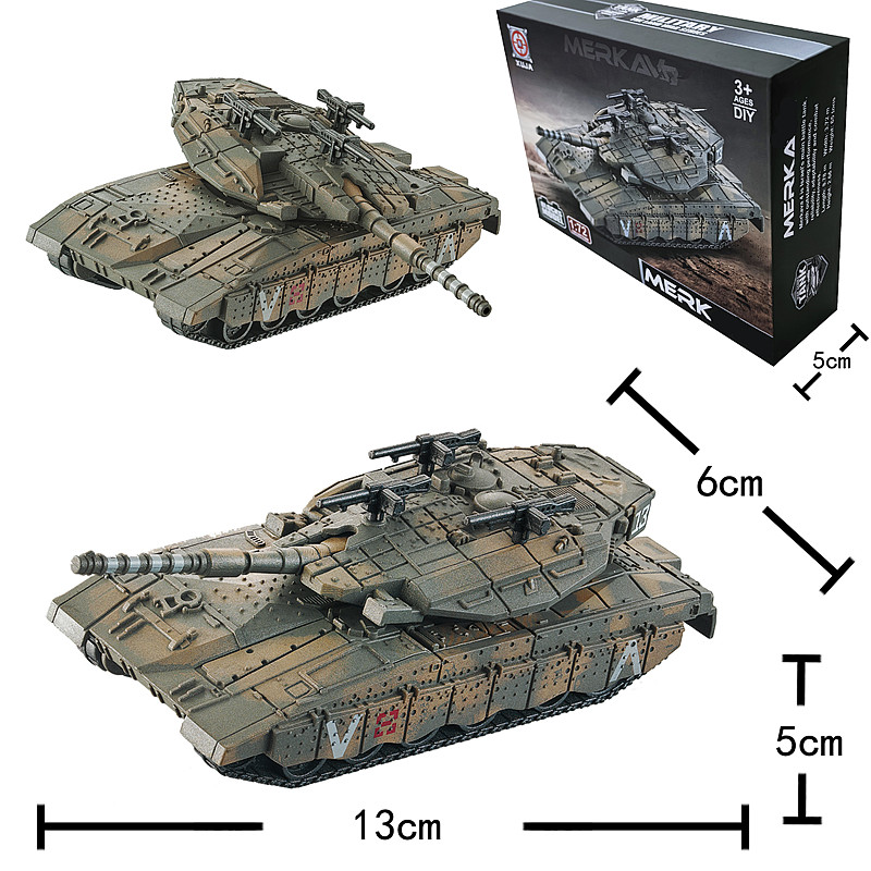 1/72 Israel Merkava Main Battl - đánh giá và giá Lego Compatible Military Tank