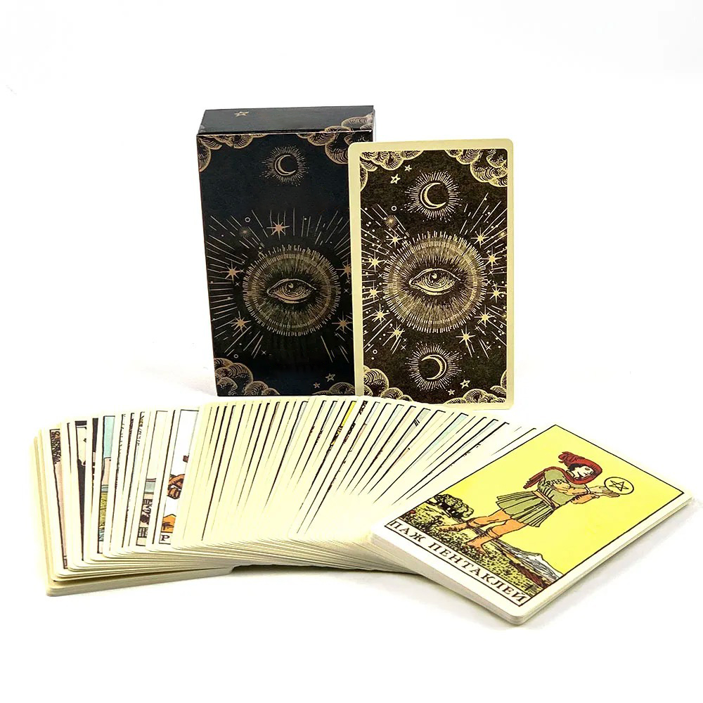 Russian Edition Tarot Cards Fa - đánh giá và giá Tarot Cards Deck With Guidebook