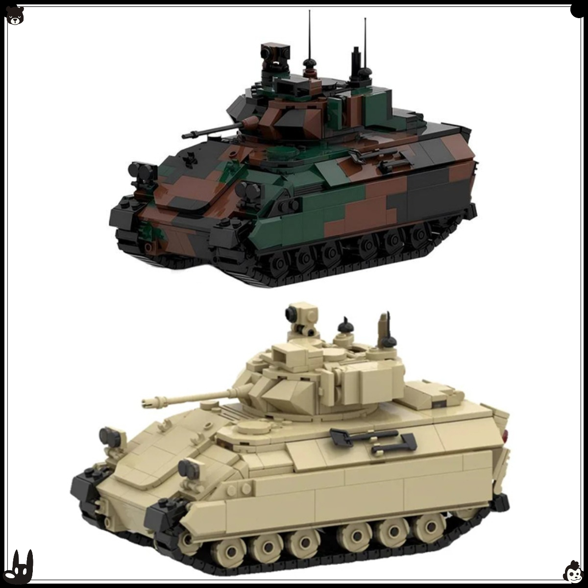 MOC Military Series Tracked Ar - đánh giá và giá Lego Compatible Military Tank