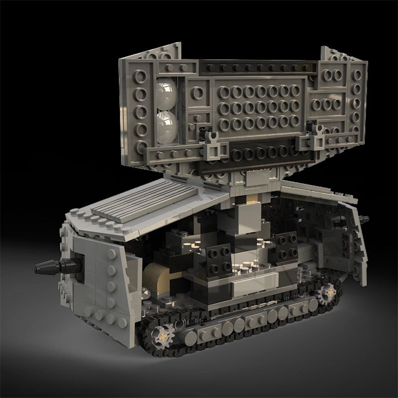 MOC WW1 Germany Military A7V C - đánh giá và giá Lego Compatible Military Tank